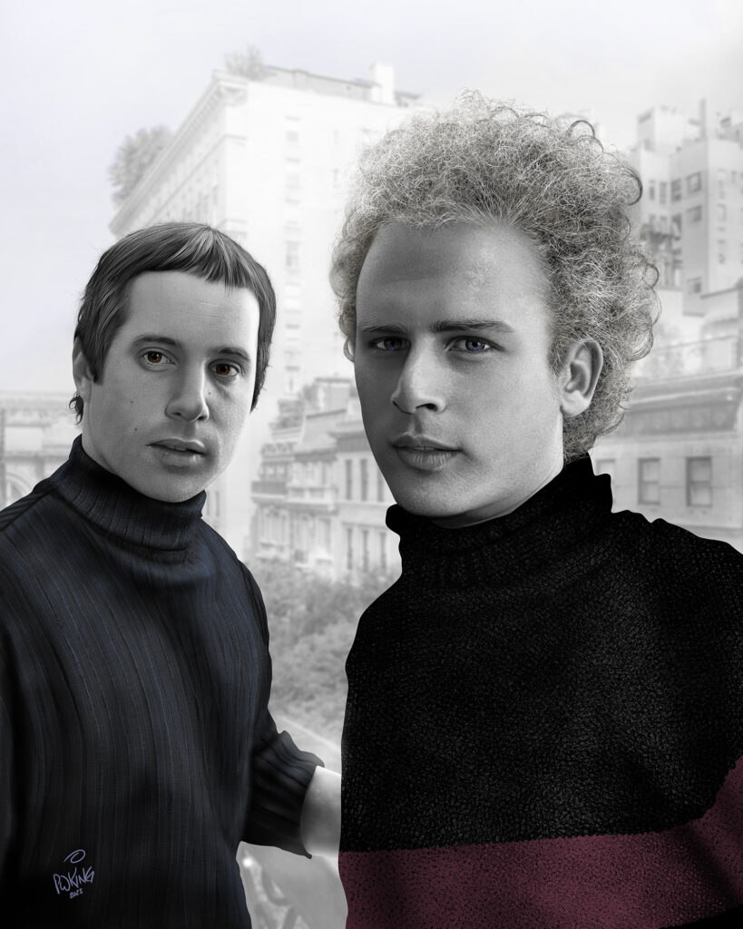 Simon And Garfunkel 1966 Paul King Artwerks Simon And Garfunkel 1966 Paul King Artwerks